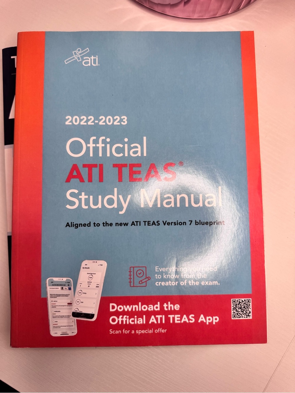ATI TEAS Official Study Manual - Blue and Red